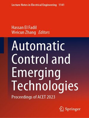 cover image of Automatic Control and Emerging Technologies